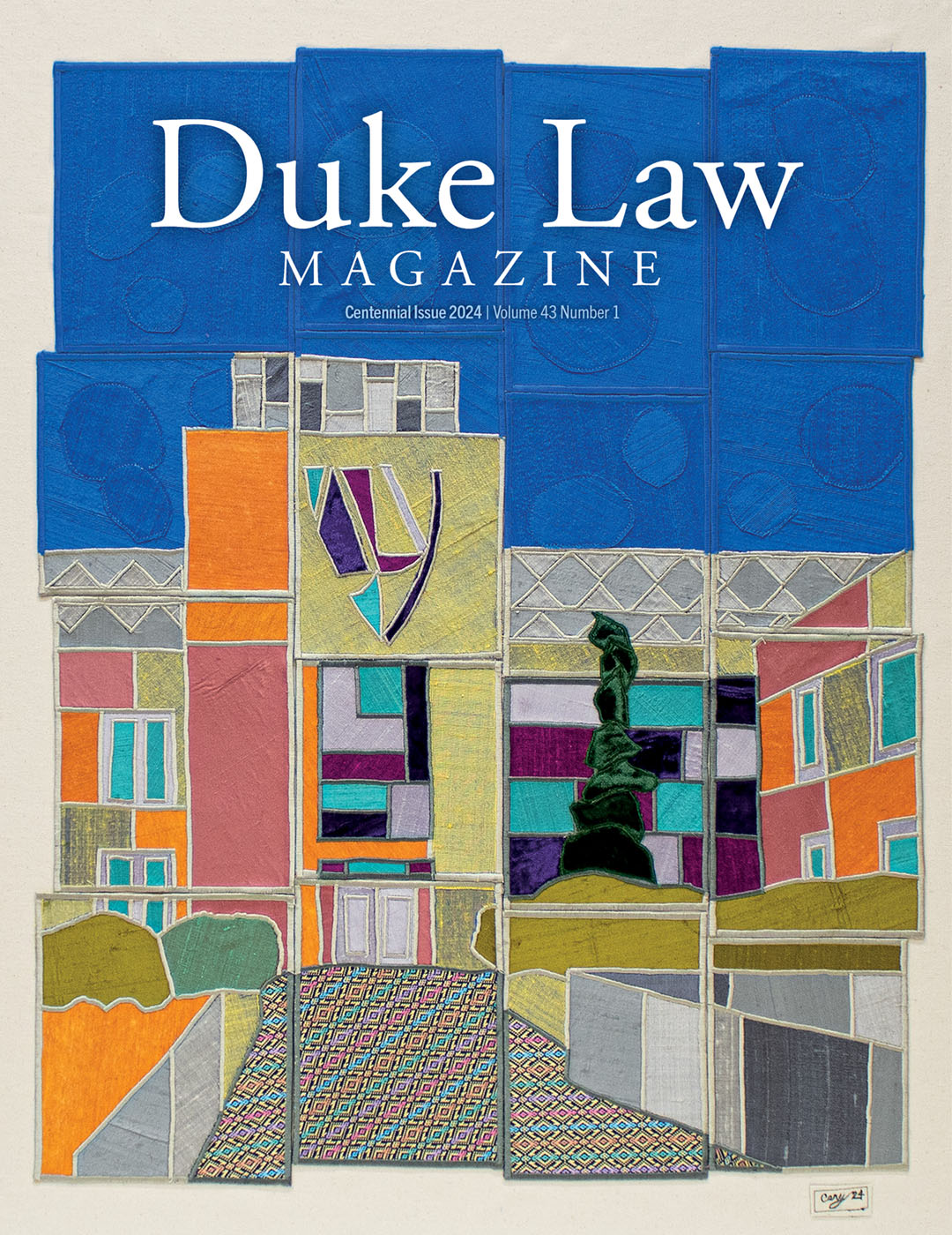 Distinguished Professorships 2024 Duke Law Magazine   DLM Centennial 2024 Cover 